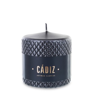 Pl Czerń Świeca Cadiz Mały Walec Fi9-Prom.