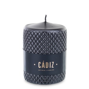 Pl Czerń Świeca Cadiz Duży Walec Fi9-Prom.