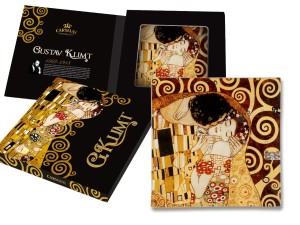 Talerz dekoracyjny - Klimt Pocałunek