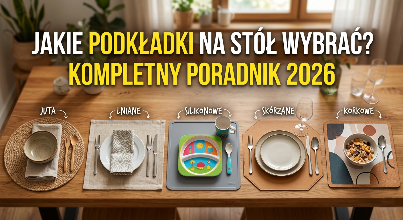 Jakie podkładki na stół wybrać? Kompletny poradnik 2026
